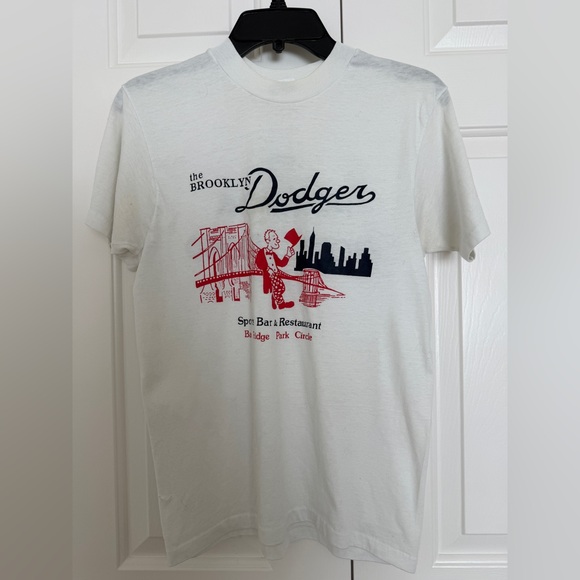 Vintage 1990 Hanes Brooklyn Dodger Graphic Tee - Picture 4 of 4